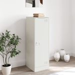 Casa si Gradina - Mobilier - Comode si corpuri - Comode - Servanta, alb, 34,5x39x107 cm, otel - Infinity.ro