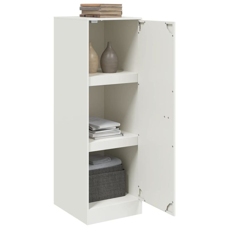 Casa si Gradina - Mobilier - Comode si corpuri - Comode - Servanta, alb, 34,5x39x107 cm, otel - Infinity.ro