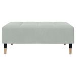 Casa si Gradina - Mobilier - Scaune si fotolii - Tabureti - Taburet, gri deschis, 77x55x31 cm, catifea - Infinity.ro