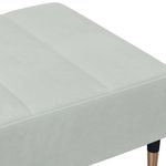 Casa si Gradina - Mobilier - Scaune si fotolii - Tabureti - Taburet, gri deschis, 77x55x31 cm, catifea - Infinity.ro