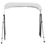 Auto si Moto - Ambarcatiuni - Accesorii ambarcatiuni - Parasolar Bimini 3 arcuri pereti laterali, 183x(154-167)x137 cm, alb - Infinity.ro