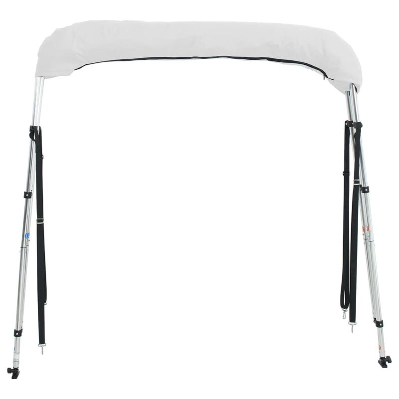 Auto si Moto - Ambarcatiuni - Accesorii ambarcatiuni - Parasolar Bimini 3 arcuri pereti laterali, 183x(154-167)x137 cm, alb - Infinity.ro
