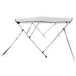 Auto si Moto - Ambarcatiuni - Accesorii ambarcatiuni - Parasolar Bimini 3 arcuri pereti laterali, 183x(154-167)x137 cm, alb - Infinity.ro