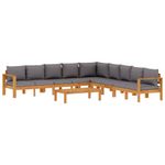 Casa si Gradina - Gradina si terasa - Mobilier exterior - Seturi mobila gradina - Set de canapele gradina cu perne, 6 piese, lemn masiv acacia - Infinity.ro