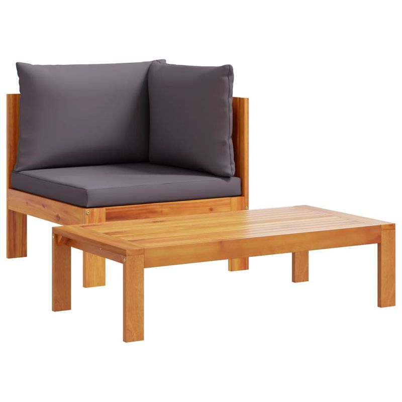 Casa si Gradina - Gradina si terasa - Mobilier exterior - Seturi mobila gradina - Set de canapele gradina cu perne, 6 piese, lemn masiv acacia - Infinity.ro