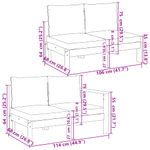 Casa si Gradina - Gradina si terasa - Mobilier exterior - Seturi mobila gradina - Set de canapele gradina cu perne, 6 piese, lemn masiv acacia - Infinity.ro