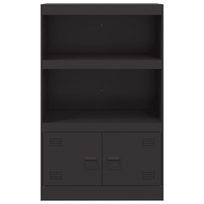 Casa si Gradina - Mobilier - Comode si corpuri - Comode - Servanta, negru, 67x39x107 cm, otel - Infinity.ro
