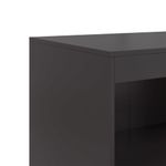 Casa si Gradina - Mobilier - Comode si corpuri - Comode - Servanta, negru, 67x39x107 cm, otel - Infinity.ro