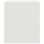 Casa si Gradina - Mobilier - Comode si corpuri - Noptiere - Noptiere, 2 buc., alb, 34,5x39x44 cm, otel - Infinity.ro