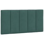 Casa si Gradina - Mobilier - Paturi si accesorii - Paturi - Pat cu saltea, verde inchis, 100x200 cm, catifea - Infinity.ro