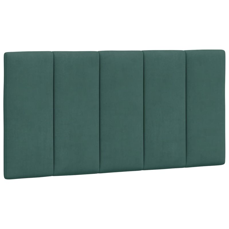 Casa si Gradina - Mobilier - Paturi si accesorii - Paturi - Pat cu saltea, verde inchis, 100x200 cm, catifea - Infinity.ro