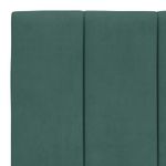 Casa si Gradina - Mobilier - Paturi si accesorii - Paturi - Pat cu saltea, verde inchis, 100x200 cm, catifea - Infinity.ro