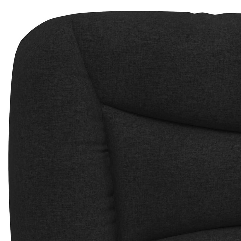 Casa si Gradina - Mobilier - Paturi si accesorii - Paturi - Pat cu saltea, negru, 120x200 cm, textil - Infinity.ro