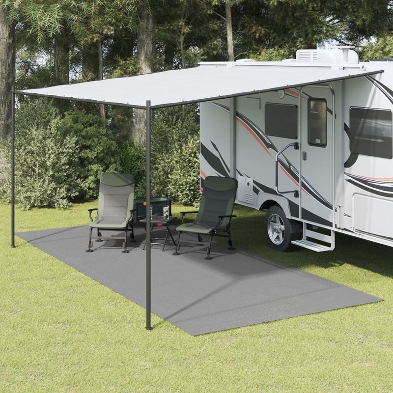 Sport si Outdoor - Camping - Accesorii corturi - Covoras de camping, antracit, 5,5x2,5 m - Infinity.ro