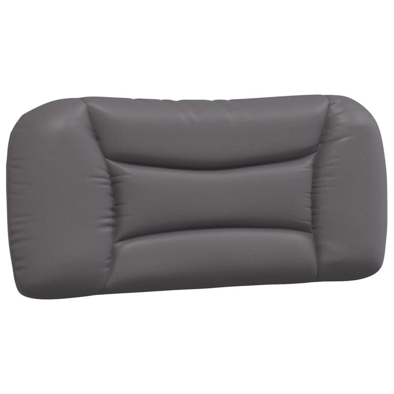 Casa si Gradina - Mobilier - Paturi si accesorii - Paturi - Pat cu saltea, gri, 80x200 cm, piele ecologica - Infinity.ro