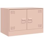 Casa si Gradina - Mobilier - Comode si corpuri - Comode - Comoda TV, roz, 67x39x44 cm, otel - Infinity.ro