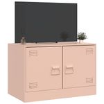Casa si Gradina - Mobilier - Comode si corpuri - Comode - Comoda TV, roz, 67x39x44 cm, otel - Infinity.ro