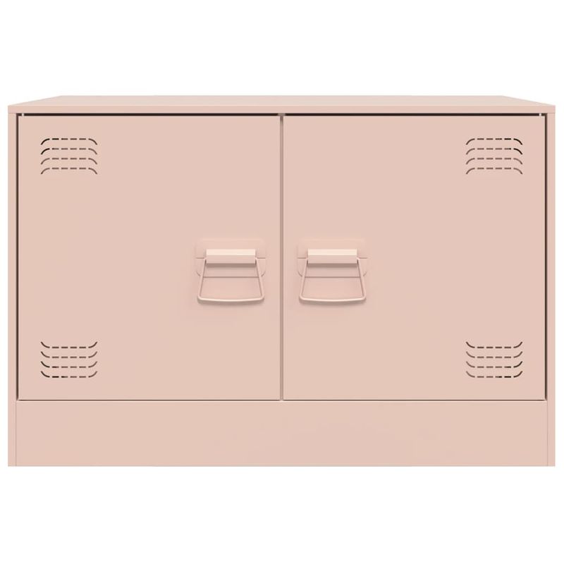 Casa si Gradina - Mobilier - Comode si corpuri - Comode - Comoda TV, roz, 67x39x44 cm, otel - Infinity.ro