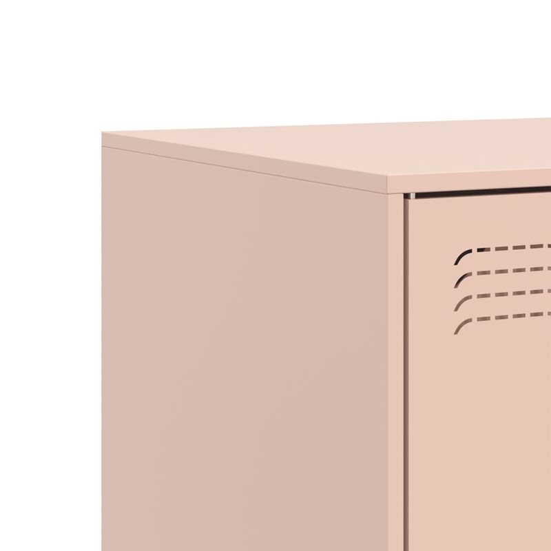 Casa si Gradina - Mobilier - Comode si corpuri - Comode - Comoda TV, roz, 67x39x44 cm, otel - Infinity.ro