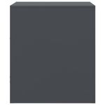 Casa si Gradina - Mobilier - Comode si corpuri - Noptiere - Noptiera, antracit, 34,5x39x44 cm, otel - Infinity.ro