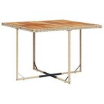 Casa si Gradina - Gradina si terasa - Mobilier exterior - Seturi mobila gradina - Set mobilier de gradina cu perne, 5 piese, bej, poliratan - Infinity.ro