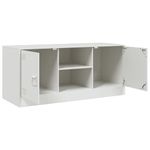 Casa si Gradina - Mobilier - Comode si corpuri - Comode - Comoda TV, alb, 99x39x44 cm, otel - Infinity.ro