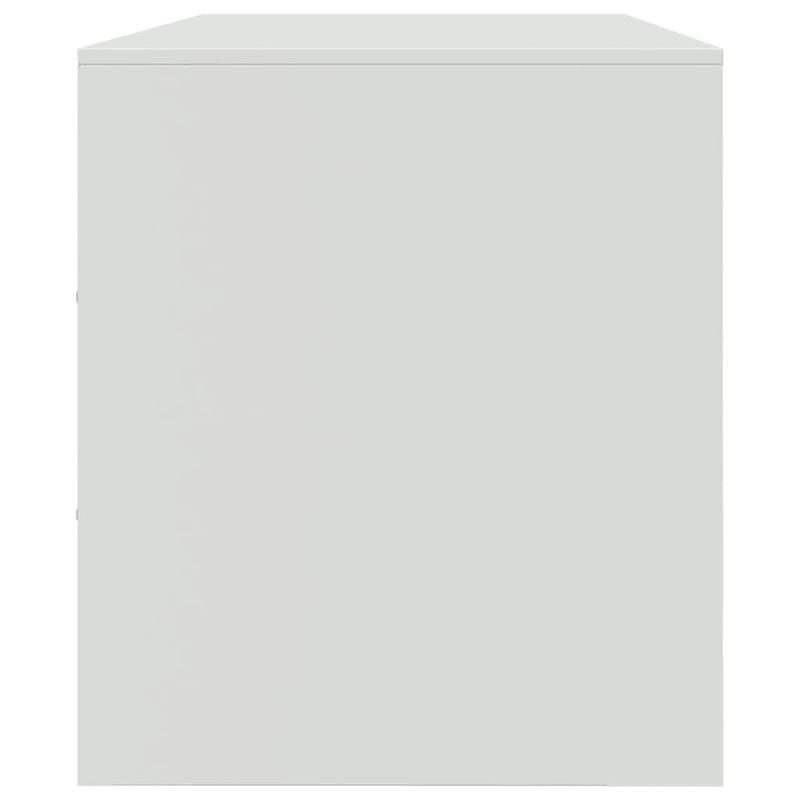 Casa si Gradina - Mobilier - Comode si corpuri - Comode - Comoda TV, alb, 99x39x44 cm, otel - Infinity.ro
