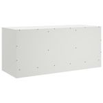 Casa si Gradina - Mobilier - Comode si corpuri - Comode - Comoda TV, alb, 99x39x44 cm, otel - Infinity.ro