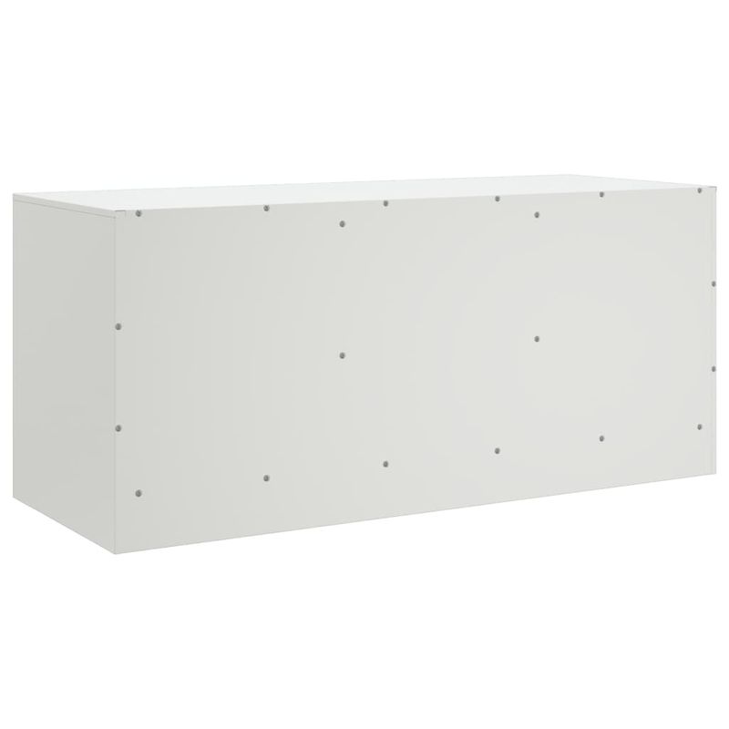 Casa si Gradina - Mobilier - Comode si corpuri - Comode - Comoda TV, alb, 99x39x44 cm, otel - Infinity.ro