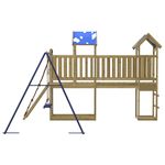 Jucarii, Copii si Bebe - Jucarii si jocuri - Jucarii de exterior - Spatii de joaca si accesorii - Set de joaca pentru exterior, lemn de pin impregnat - Infinity.ro