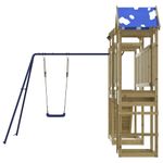 Jucarii, Copii si Bebe - Jucarii si jocuri - Jucarii de exterior - Spatii de joaca si accesorii - Set de joaca pentru exterior, lemn de pin impregnat - Infinity.ro