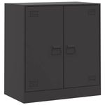 Casa si Gradina - Mobilier - Comode si corpuri - Comode - Servanta, negru, 67x39x73 cm, otel - Infinity.ro