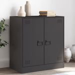 Casa si Gradina - Mobilier - Comode si corpuri - Comode - Servanta, negru, 67x39x73 cm, otel - Infinity.ro