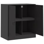 Casa si Gradina - Mobilier - Comode si corpuri - Comode - Servanta, negru, 67x39x73 cm, otel - Infinity.ro