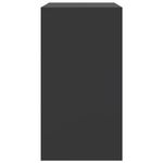 Casa si Gradina - Mobilier - Comode si corpuri - Comode - Servanta, negru, 67x39x73 cm, otel - Infinity.ro