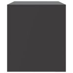 Casa si Gradina - Mobilier - Comode si corpuri - Comode - Dulapuri TV, 2 buc., negru, 67x39x44 cm, otel - Infinity.ro