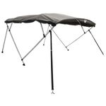Auto si Moto - Ambarcatiuni - Accesorii ambarcatiuni - Parasolar Bimini 3 arcuri pereti din plasa 183x(170-182)x137 cm, antracit și negru - Infinity.ro