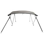 Auto si Moto - Ambarcatiuni - Accesorii ambarcatiuni - Parasolar Bimini 3 arcuri pereti din plasa 183x(170-182)x137 cm, antracit și negru - Infinity.ro
