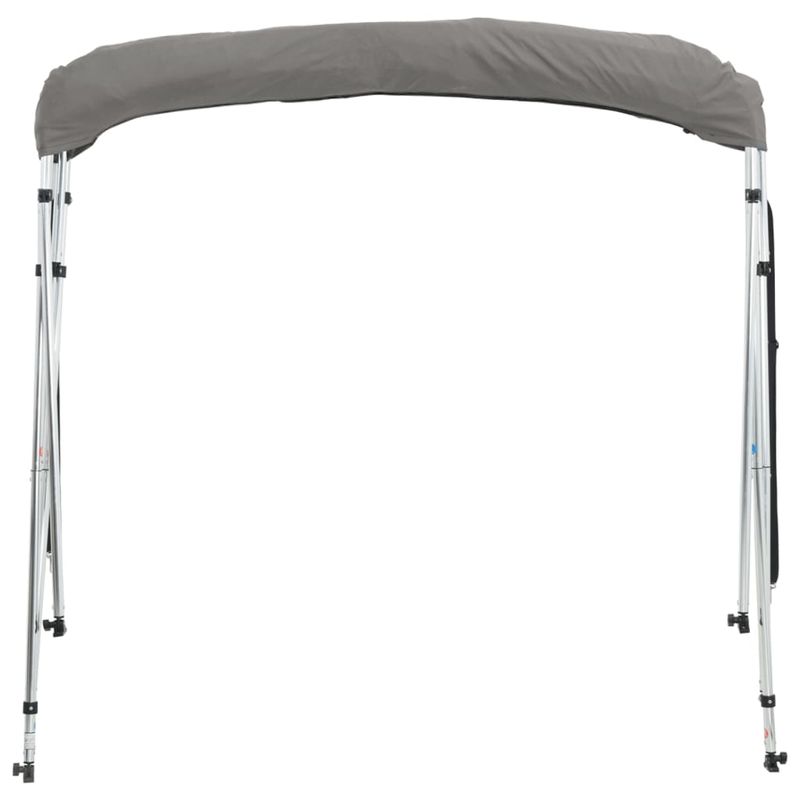 Auto si Moto - Ambarcatiuni - Accesorii ambarcatiuni - Parasolar Bimini 3 arcuri pereti din plasa 183x(170-182)x137 cm, antracit și negru - Infinity.ro