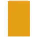 Casa si Gradina - Mobilier - Comode si corpuri - Noptiere - Noptiere, 2 buc., galben mustar, 34,5x39x62 cm, otel - Infinity.ro