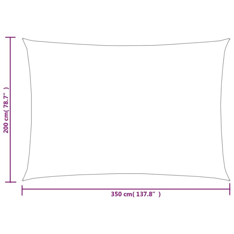 Casa si Gradina - Gradina si terasa - Umbrele si pavilioane - Umbrele - Panza parasolar verde dreptunghiular 2x3,5 m HDPE 160 g/m² - Infinity.ro