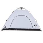 Sport si Outdoor - Camping - Corturi camping - Cort de camping 4 persoane, alb opac, setare rapida, tesatura - Infinity.ro