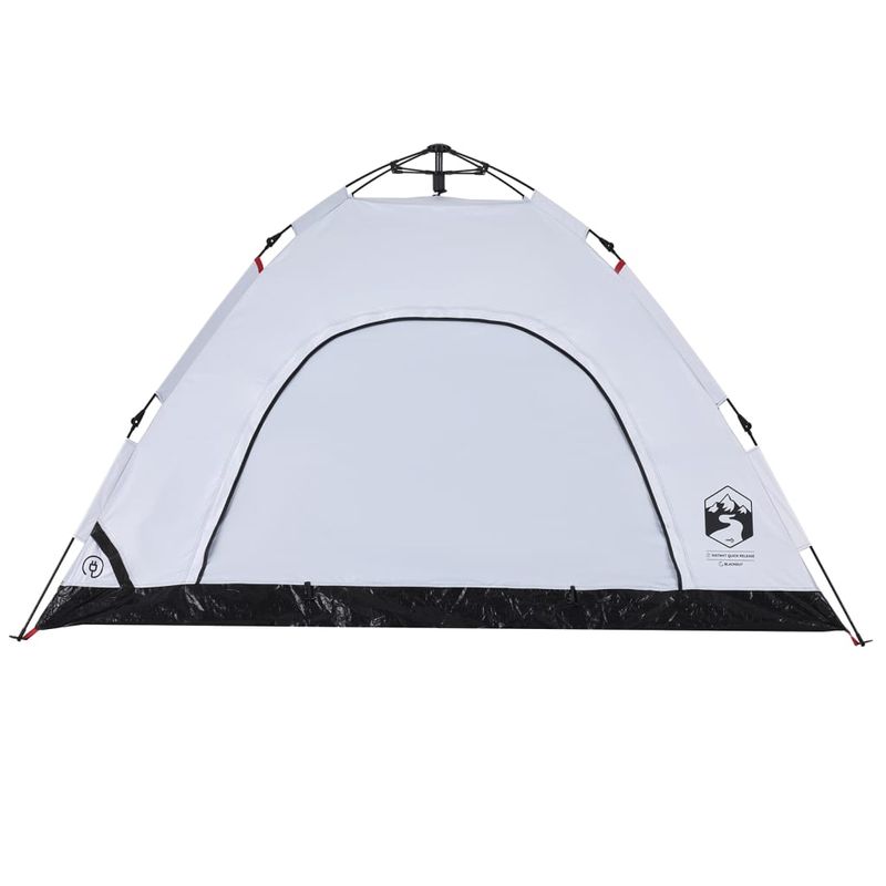 Sport si Outdoor - Camping - Corturi camping - Cort de camping 4 persoane, alb opac, setare rapida, tesatura - Infinity.ro