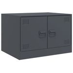 Casa si Gradina - Mobilier - Mese si birouri - Masute de cafea - Masuta de cafea, antracit, 67x50x44 cm, otel - Infinity.ro