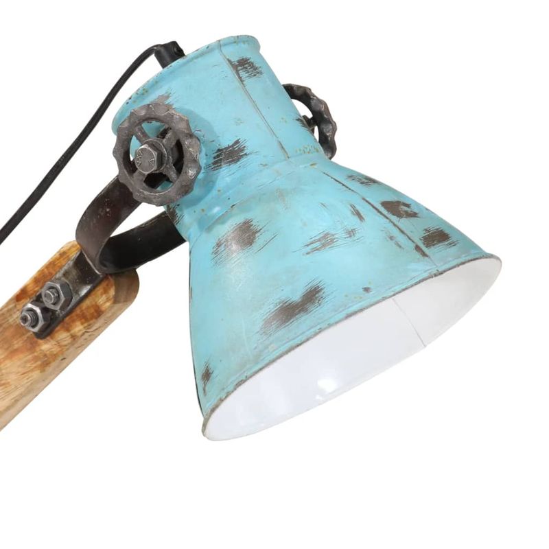 Casa si Gradina - Corpuri si surse de iluminat - Veioze si lampi - Lampi de veghe - Lampa de birou 25 W, albastru uzat, 23x18x96 cm, E27 - Infinity.ro