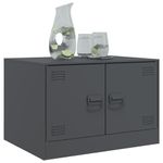 Casa si Gradina - Mobilier - Mese si birouri - Masute de cafea - Masuta de cafea, antracit, 67x50x44 cm, otel - Infinity.ro