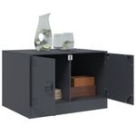 Casa si Gradina - Mobilier - Mese si birouri - Masute de cafea - Masuta de cafea, antracit, 67x50x44 cm, otel - Infinity.ro