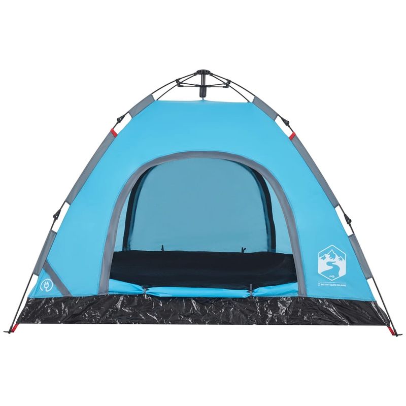Sport si Outdoor - Camping - Corturi camping - Cort de camping pentru 3 persoane, setare rapida, albastru - Infinity.ro