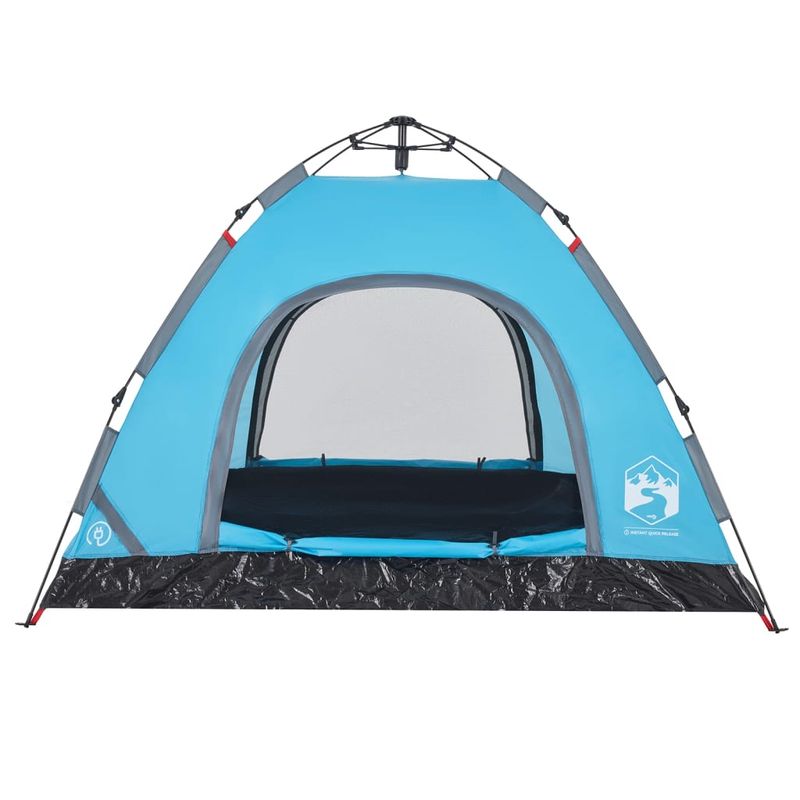 Sport si Outdoor - Camping - Corturi camping - Cort de camping pentru 3 persoane, setare rapida, albastru - Infinity.ro