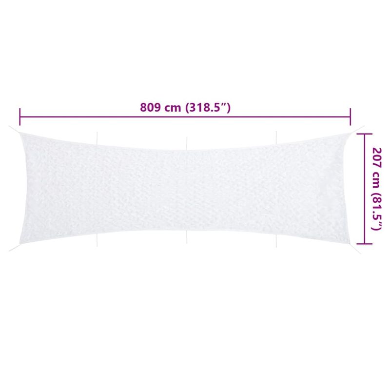 Sport si Outdoor - Accesorii si echipamente sportive - Alte accesorii sportive - Plasa de camuflaj cu geanta de depozitare, alb, 809x207 cm - Infinity.ro